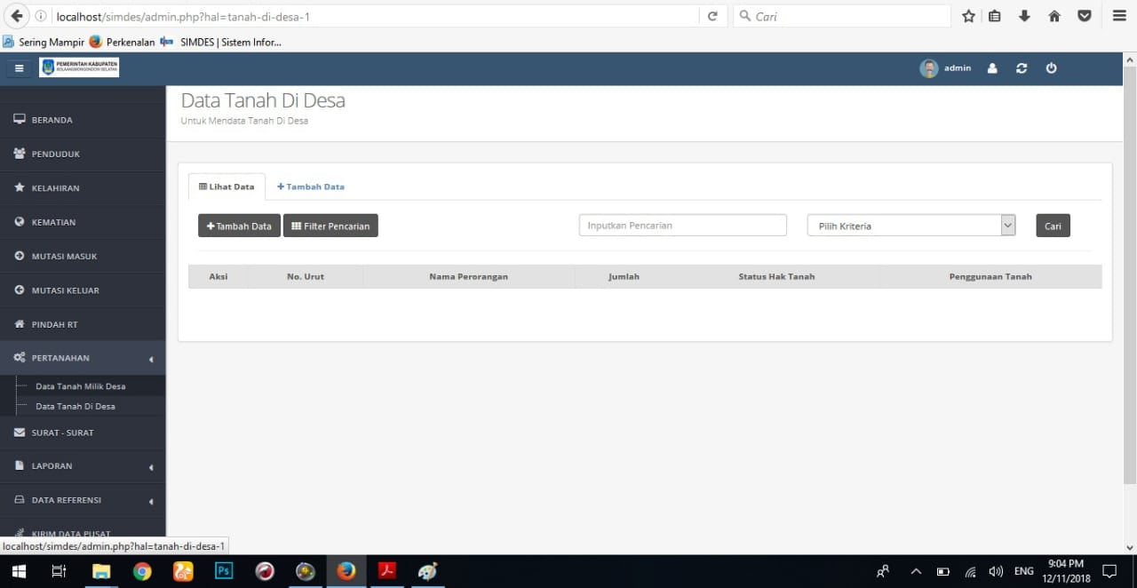 Sindodes Aplikasi Desa Sistem Informasi Desa Softwareindo