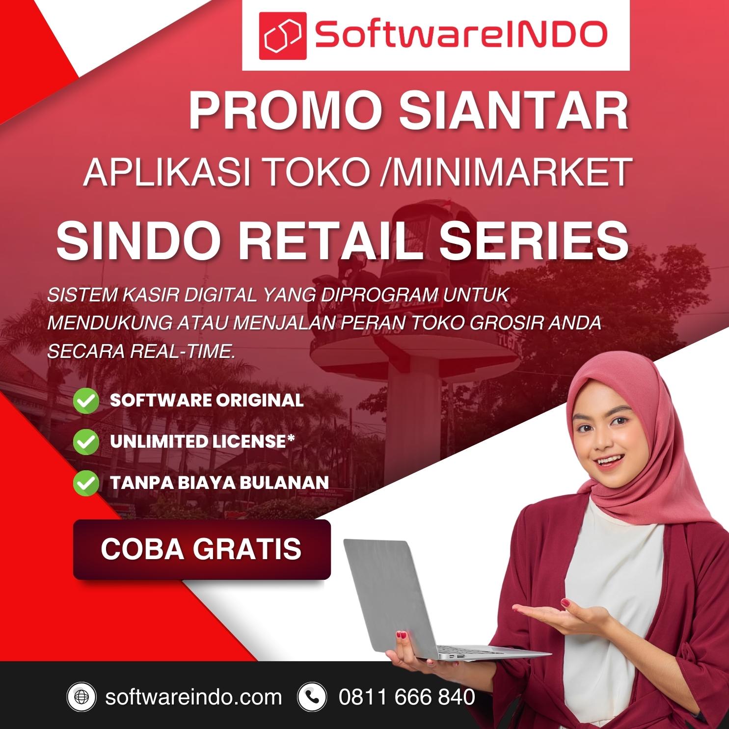 Pematang Siantar - Solusi toko grosir dengan software kasir - Software Minimarket, SINDO Retail Series - SoftwareINDO