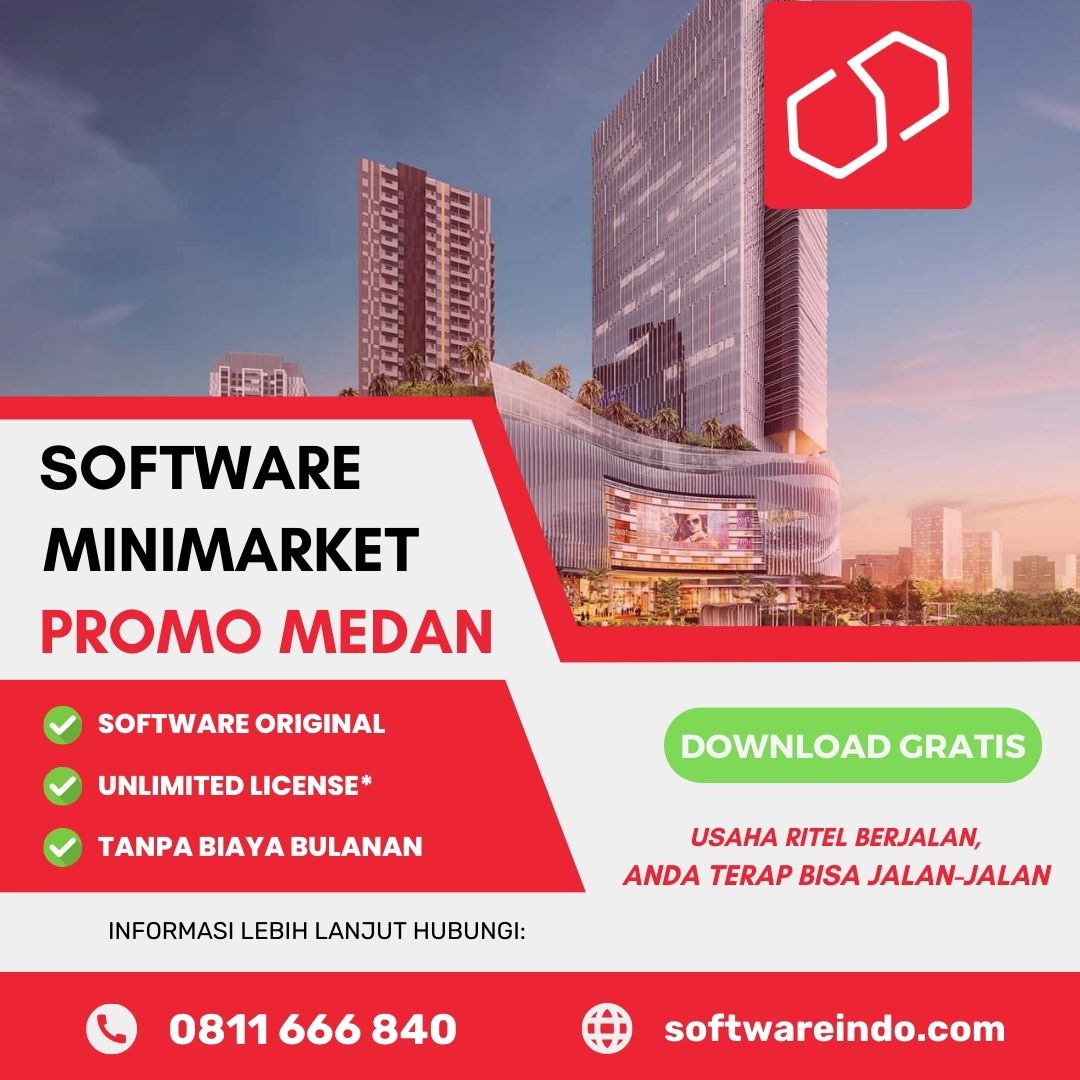 Software Minimarket - Promo Medan - SoftwareINDO, SINDO Retail Series
